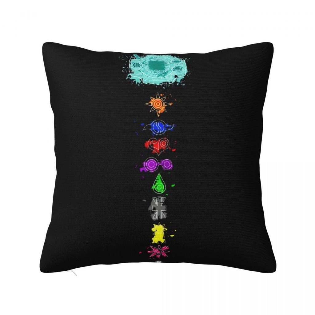 Trendy Seat Digital Monster Digimon Decor Pillowcase Stuff Pillow Cover Square Multi-Size