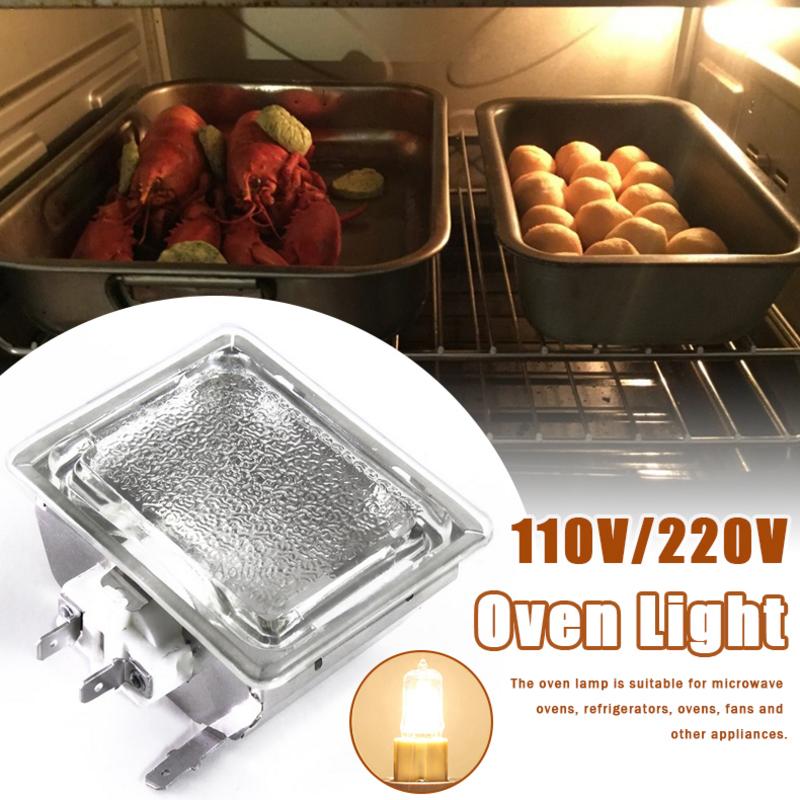 110V/220V Oven Lamp High Temperature Resistant Durable Replacement Bulb Microwave Light Bulb Comes with G9 bulb