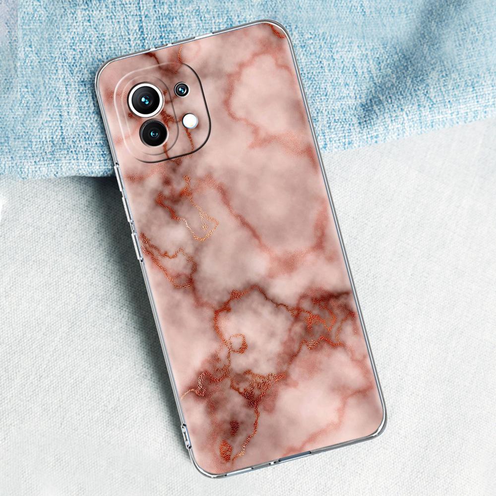 Marble For Poco X5 X3 NFC F5 F4 F3 M3 Clear Phone Case For Xiaomi 12T 12 13 Lite 11 Ultra Mi 10T 5G 11X Pro 11T Silicone Cover
