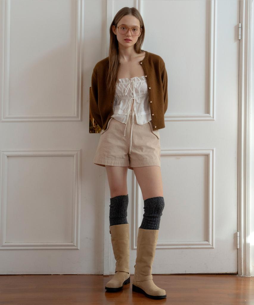 LETTERA Raccoon Pearl Cardigan