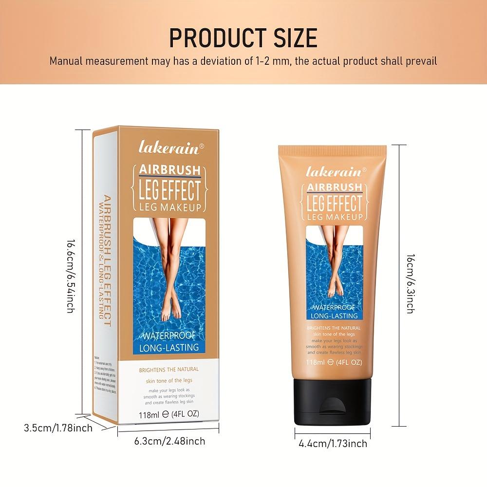 Lakerain Lightweight Leg Makeup Lotion Body Skin Concealer, Moisturizing, Waterproof and Blendable Long-lasting Makeup, Even Skin Tone