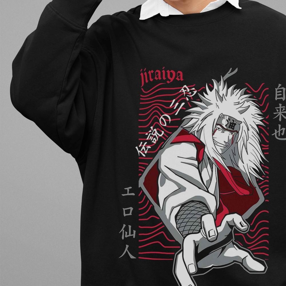 

Аниме Толстовка Наруто Свитер Джирайи Толстовка Цунаде Нагато Унисекс Пуловер Пейна 4XL