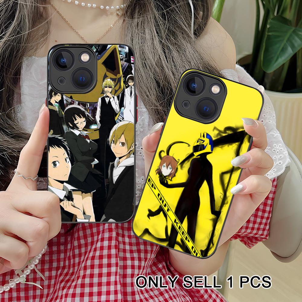 Anime Durarara Phone Case for iPhone 17 16 15 14 13 12 11 X XR XS Air Pro Max Plus Mini Skin Feel Cover