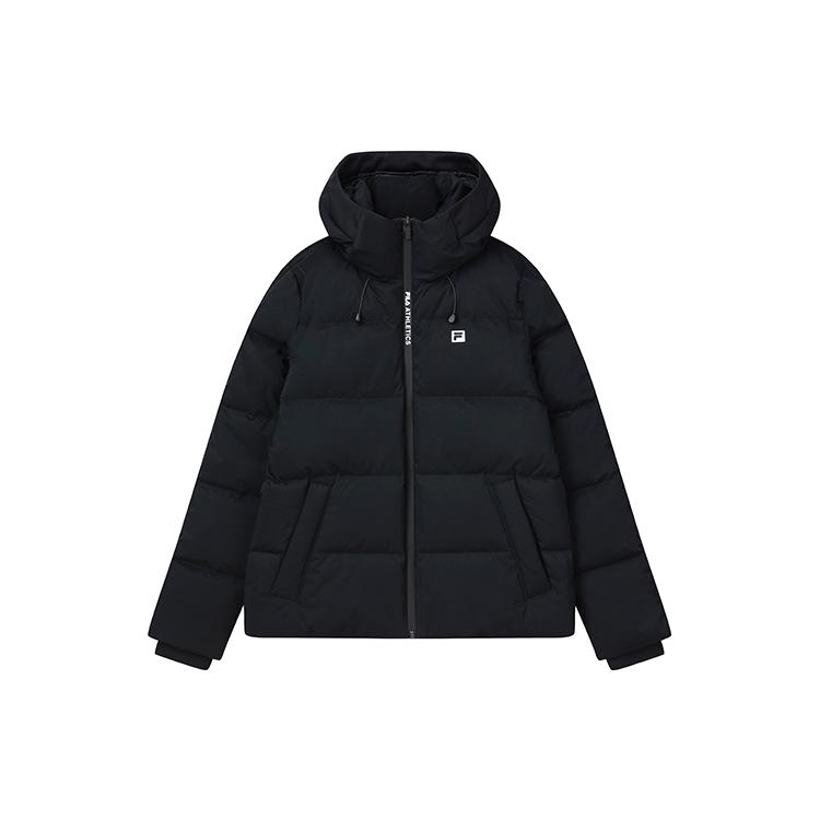 New FILA Down Jacket Winter Women's Pitch Black A11W141902FBK