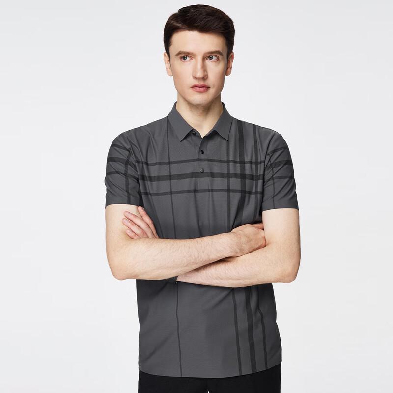 Shanshan Men's Striped Polo T-Shirt