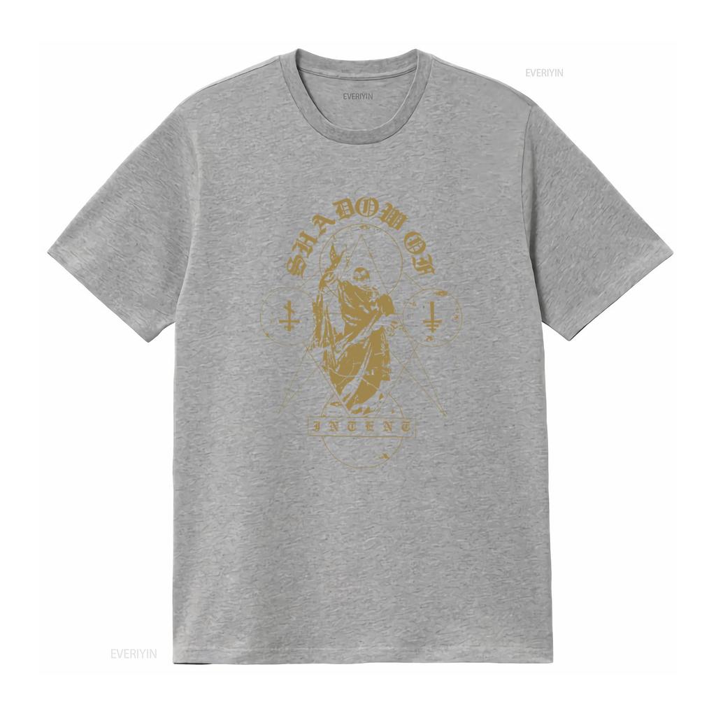 SHADOW OF INTENT Monument Death T Shirt Gothic Design with Symbolic Elements for Bold Fashion Statements vintage Washed