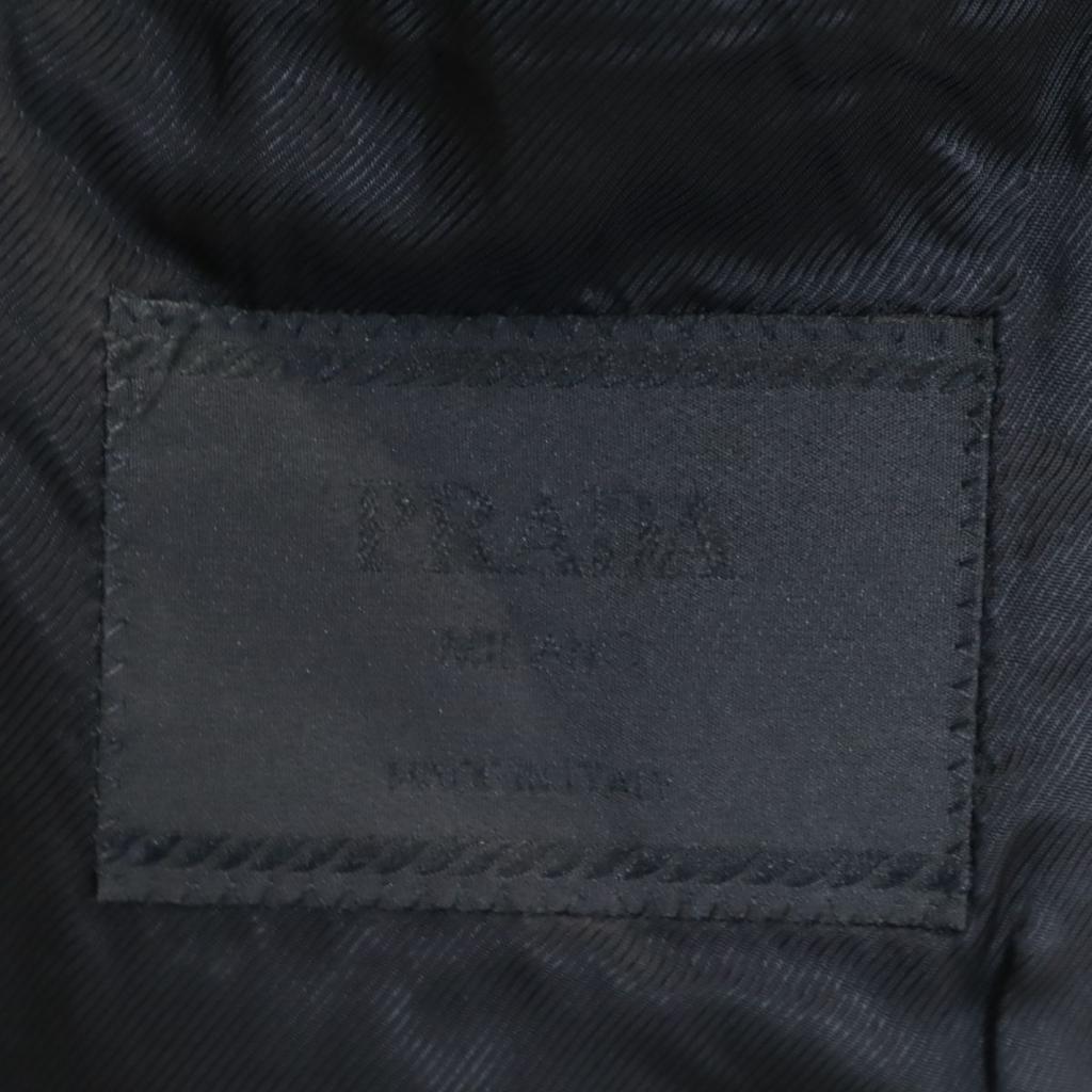 PRADA Made in Italy wool suit Setup 44 black Button fly Men's Used