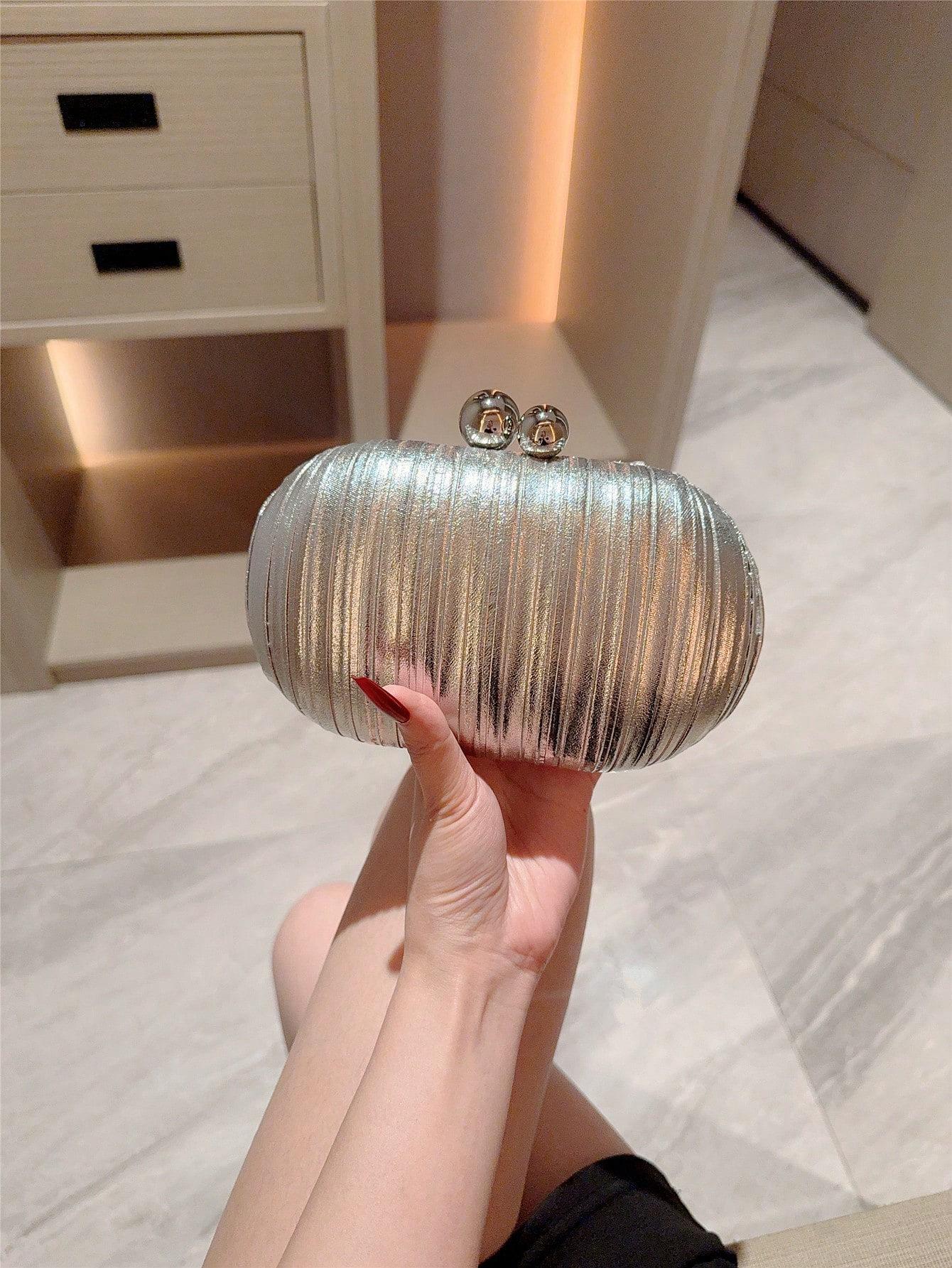 

popular pleated dinner high-end dinner bag party banquet polyester dinner bag dress bag