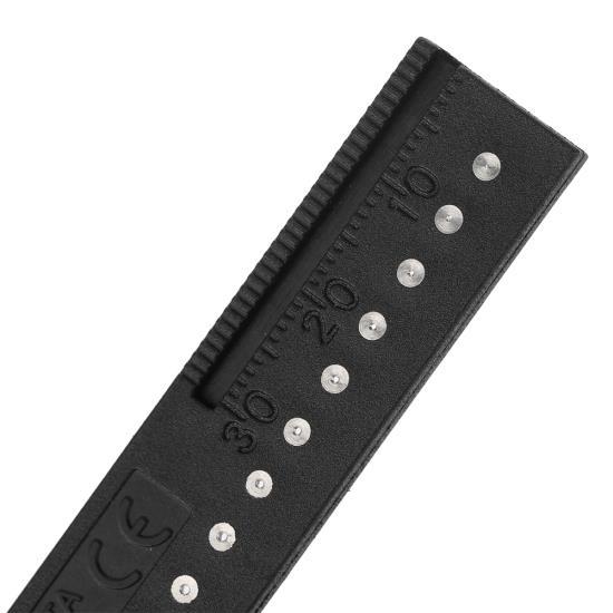 Scala Di Misura Con I Segni Neri Scala Del Righello Per La Distanza E Peso Temperatura Velocità Calibratura Image118359720 - Foto 6