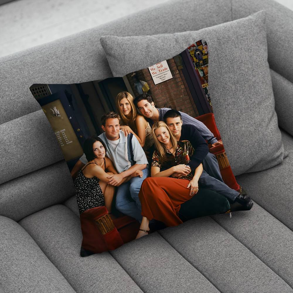 Classic Friends TV Show Pillow Case For Home Bedroom Car Office Decoration Living Room Sofa Cushion Cover Suitable