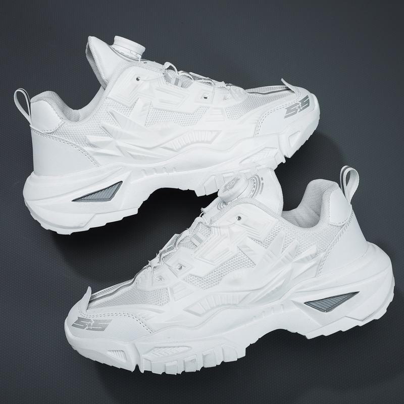Men's 2023 Large Size Rotating Button Dad & Running Mecha Shoes