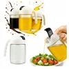 Glass oil dispenser 300 ml with handle - olive oil vinegar sauce oil spices