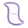 Weighted Design Soft Fitness Hoop Soft Velvet Fitness Waist Trainer Waist Toning Ring  Yoga