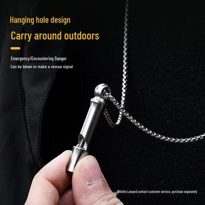 Titanium Alloy Outdoor Survival Whistle