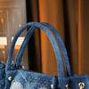 New Women's Bag, Casual Denim Bag, Handbag, Shoulder Bag, Crossbody Bag, Diamond Studded Wing Bucket Bag