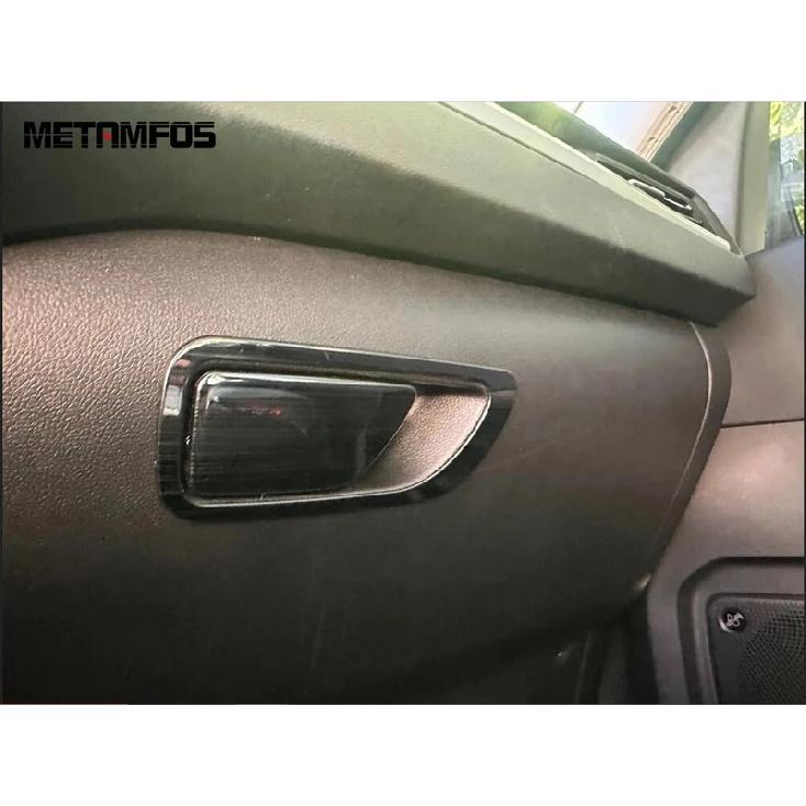 Car Accessories For Ford Kuga Escape -  2024 Interior Carbon Fiber Glove Storage Box Door Handle Cover Trim Sticker