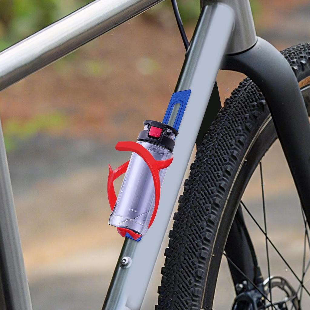 Bike Bottle Cage Adapter Bicycle Bottle Mounting Base Aluminum Alloy Adjustable Position Cage Mount For MTBs Road Bike