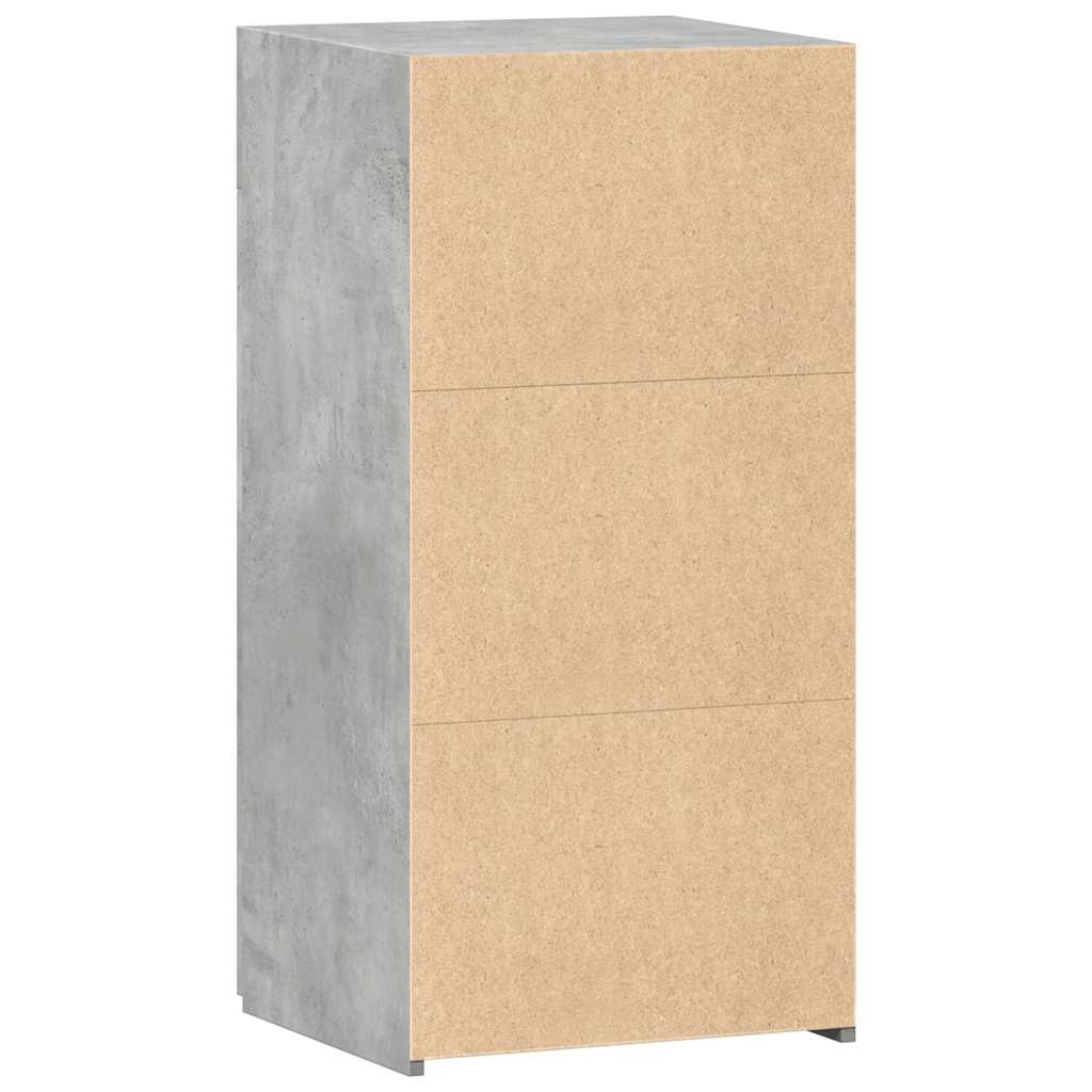 Vidaxl Szafka, Szarość Betonu, 45X42,5X93 Cm, Materiał Drewnopochodny
