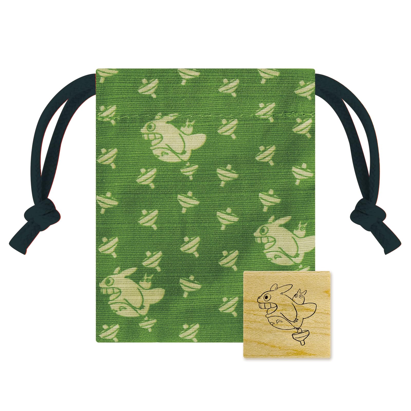 Beverly Ghibli Totoro Stamp Drawstring Stamp Totoro and Top TSW-171