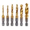 Bit Tap Drill Bits Screw Machine Tap Drill Bit Hex Shank Titanium Plated Shank Tap Drill Bits