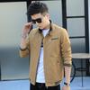 Chaqueta Casual Nueva para Hombre de Primavera y Otoño Chaqueta Deportiva Casual con Cuello Alto Marca de Moda Versátil Ropa de Hombre