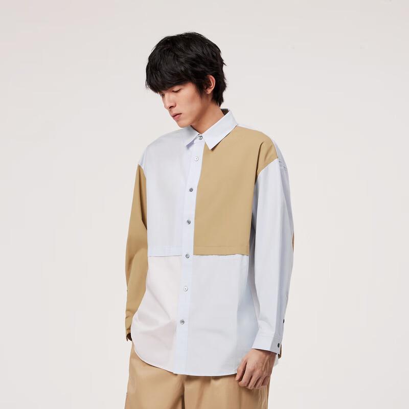 CROQUIS Men's 2024 Spring Loose Fit Long Sleeve Shirt