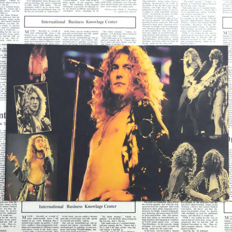 Zeppelin Band Retro Poster - Free Shipping, Kraft Paper, Decorative Wall Art for Bar or Dorm.