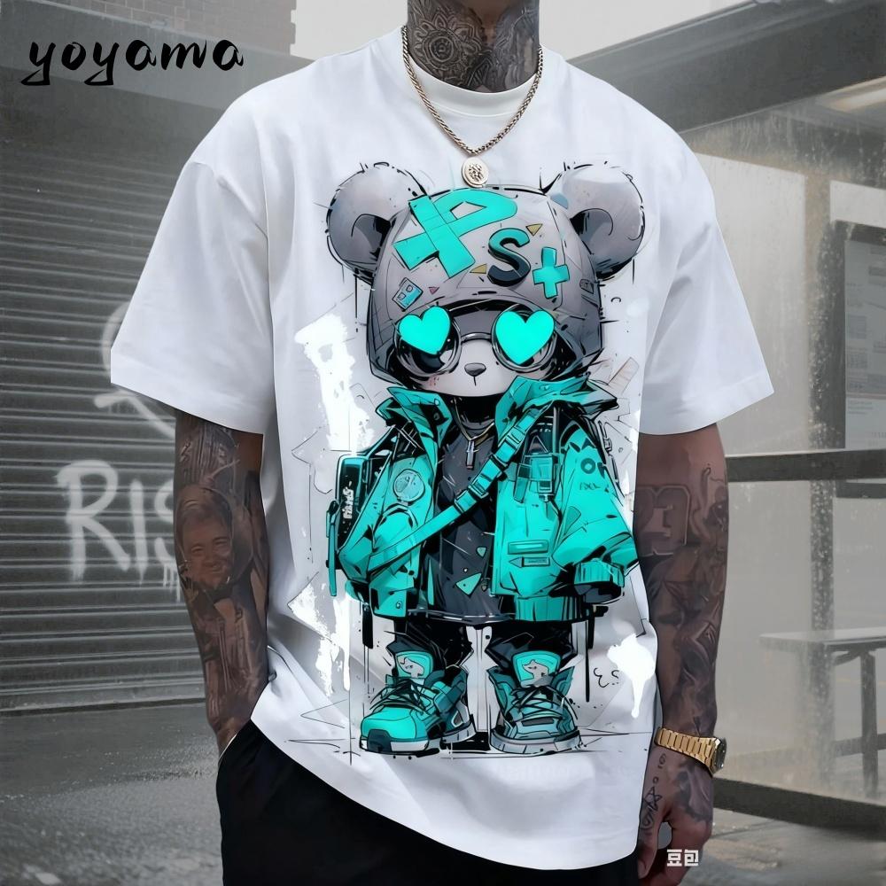 MDHAO xin nan zhuang  3D txu Heren T-shirts Hip Hop Beer Patroon 3D Print Herenkleding Zomer Nieuwe Streetwear Oversized Unisex T-shirt Harajuku Herenkleding XXL