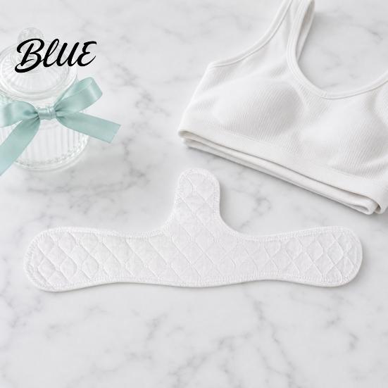 Under-Breast Sweat Pads 1/5/10Pcs Cotton Bra Liner for Absorption Washable Under-Bra Pads Reusable Moisture Absorber Boob Pad Women Sweating