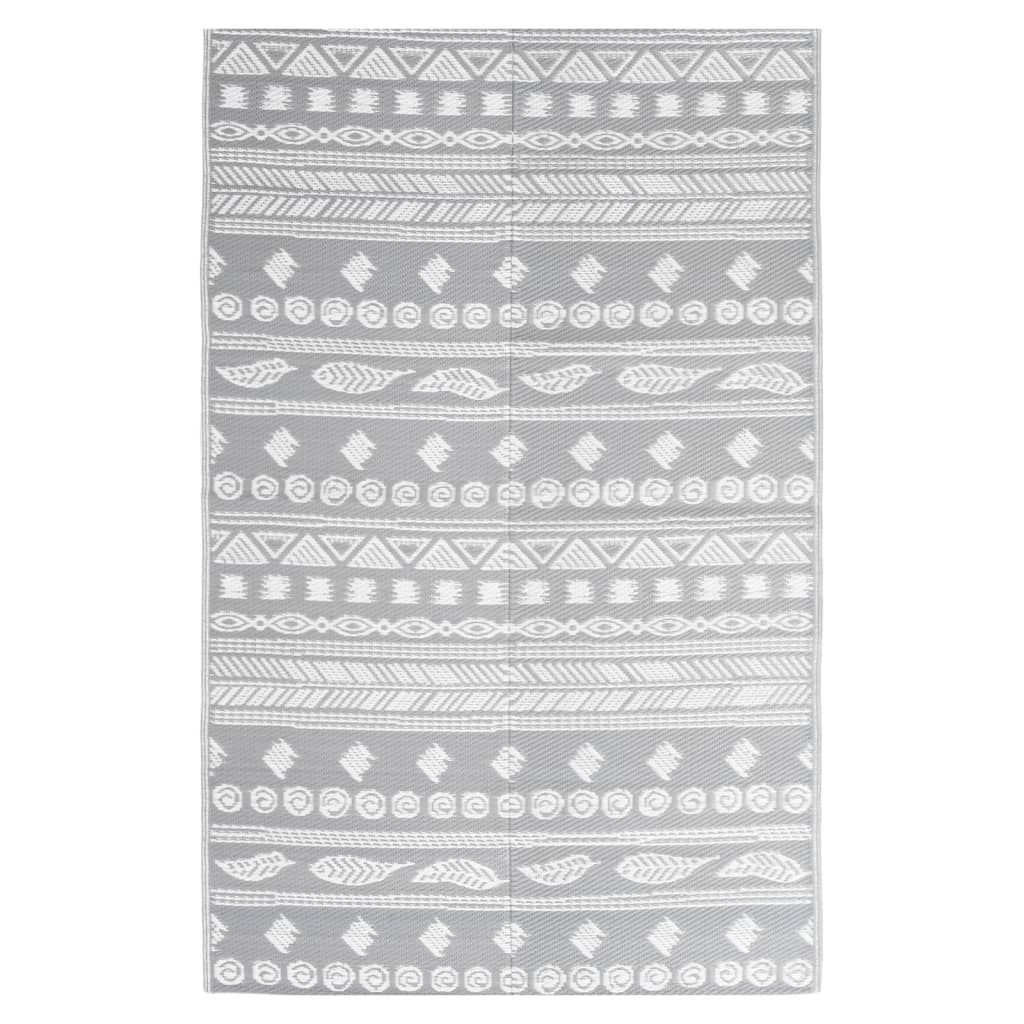 Outdoor Rug ARAKIL Gray 160x230 cm PP