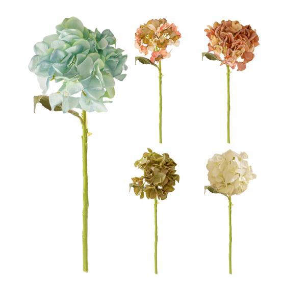 Durable Simulated Hydrangea Eye-catching High Quality Eye-catching Simulated Hydrangea Flowers