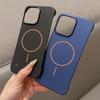 Ultra Thin Frameless Magsafe Case for iPhone 16 15 14 13 12 Pro Max Hard PC Magnetic Shockproof Matte Skin Wireless Charge Cover