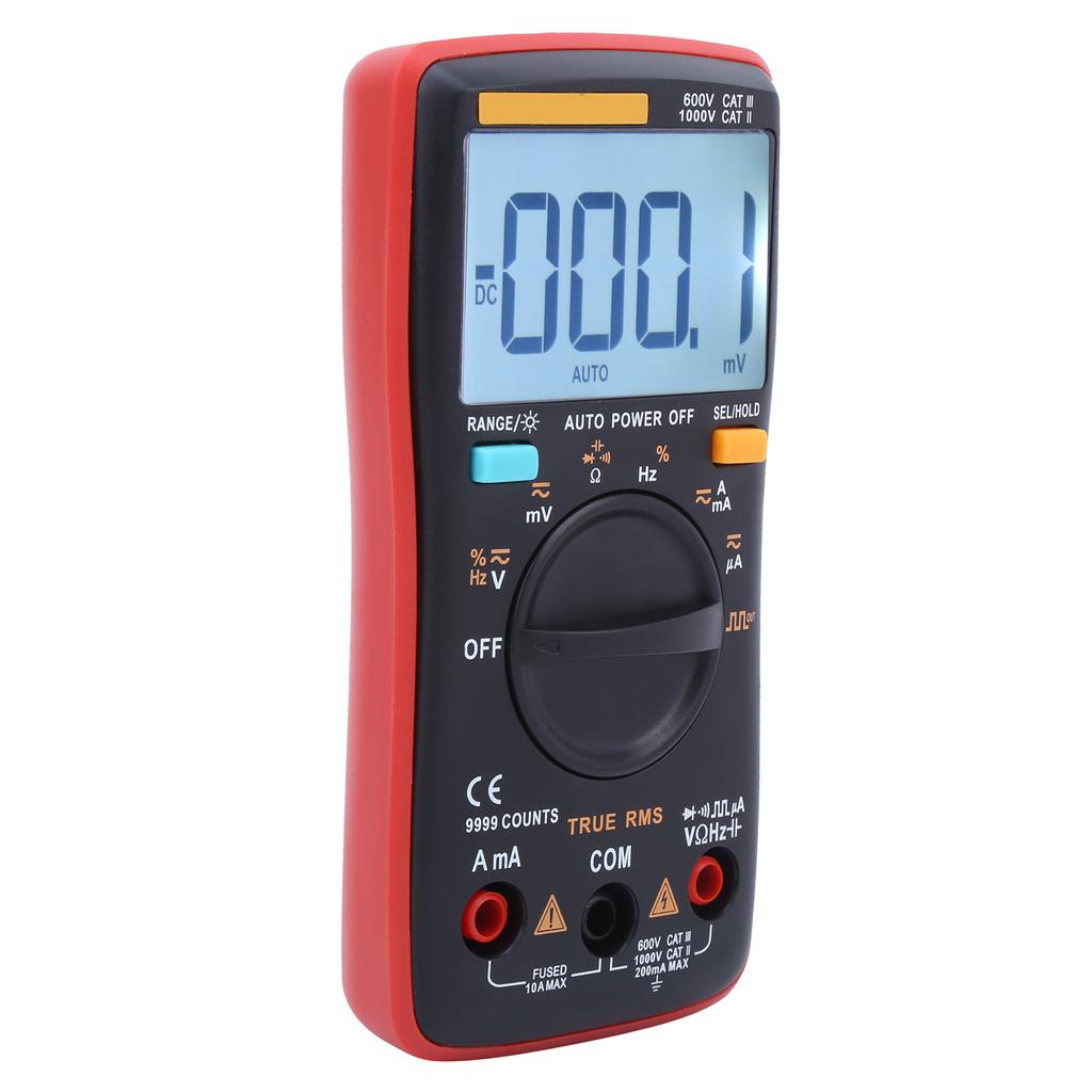 ZT109 Professional Digital Multimeter 9999 Count True RMS AC   DC Current Voltage Tester