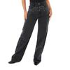 I Saw It First Womens/Ladies Embellished Straight Leg High Rise Jeans