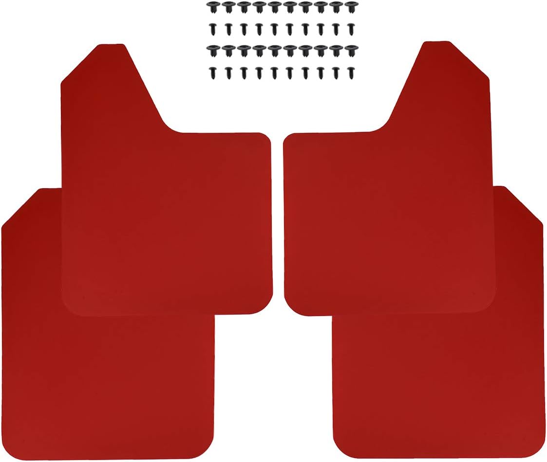 

Красные спортивные универсальные брызговики для автомобиля, пикапа, внедорожника, фургона, грузовика, грязезащитные щитки, грязеуловители, расширители крыльев красный