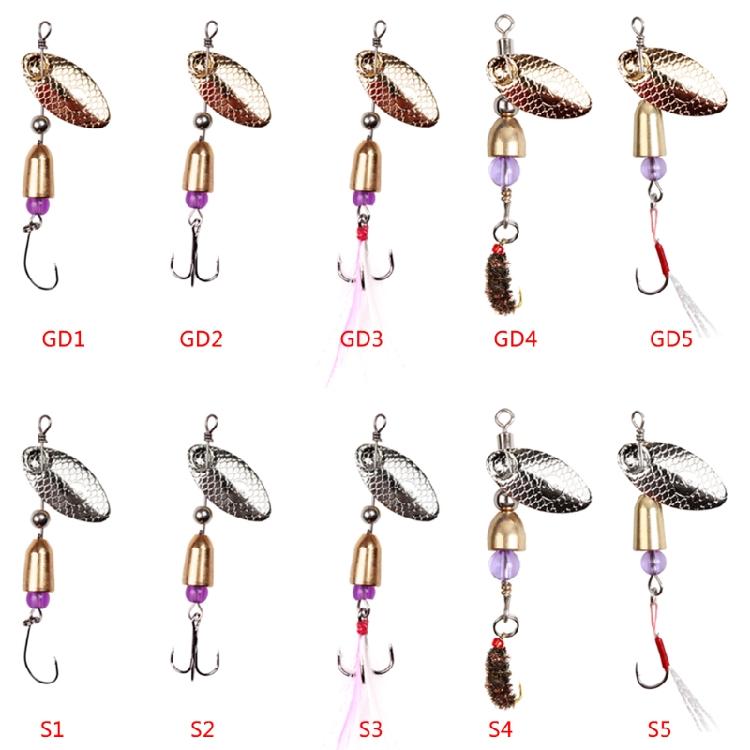 Bass Trout Spinner Metal Lure Sea Fishing Metal Lure Water Fishing Metal Baits