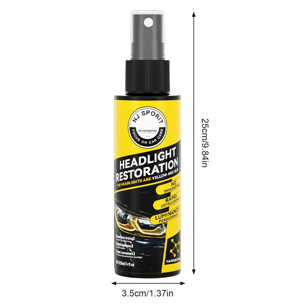 

Headlight Coating Liquid Car Light Cleaner and Restorer Headlight Restorer Long Lasting Effective for Polishing Car Headlight