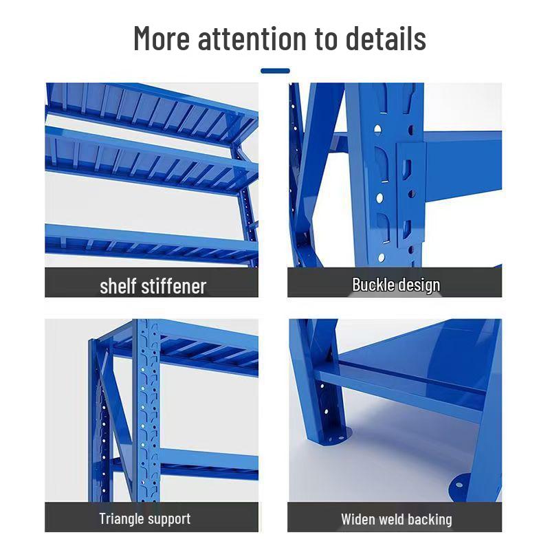 Light Duty Metal Storage Shelving Rack for Warehouse Display