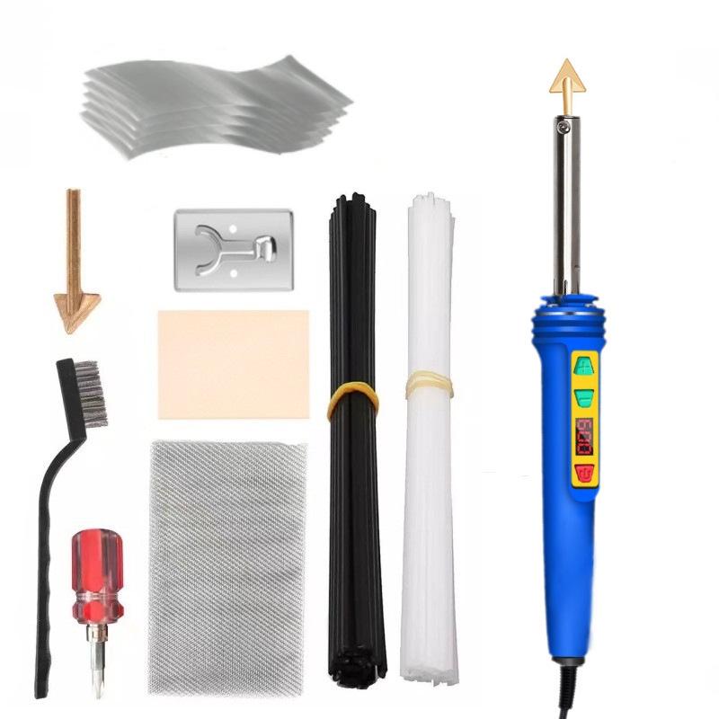 Electric Soldering Iron for Car Bumper Repair: Plastic Crack Welding and Auto Maintenance Tool Kit