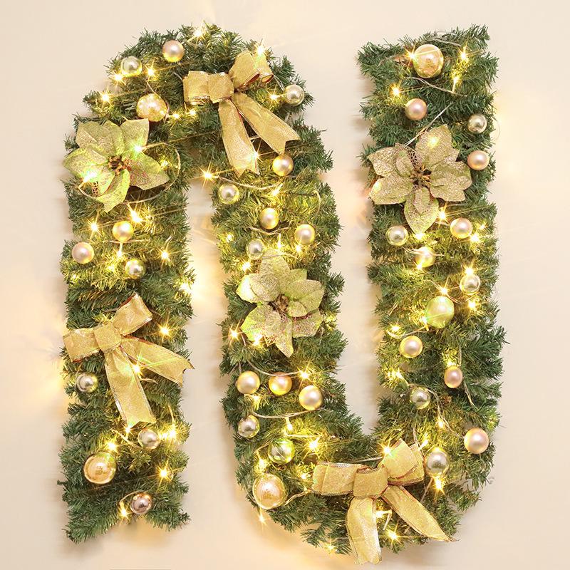 2.7m Dense Simulated Christmas Vine for Window Decoration
