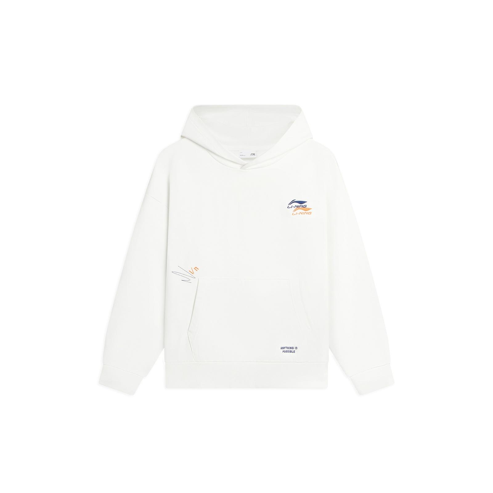 Li-Ning Anything Is Possible Graphic Hoodie White Men s AWDSF73-6 S