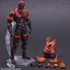 PLAY ARTS Kai METAL GEAR SOLID V THE PHANTOM PAIN Burning Man PVC bemalte bewegliche Figur