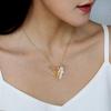 Trendy Retro Butterfly Pendant Clavicle Chain - Summer Chrysanthemum Necklace