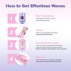 Rotating Curling Iron 1 Inch,Automatic Curling Iron,Easy-to-use Curling Wand for All Hair Types,Self Rotating Barrel with Dual Voltage,Fast Heating