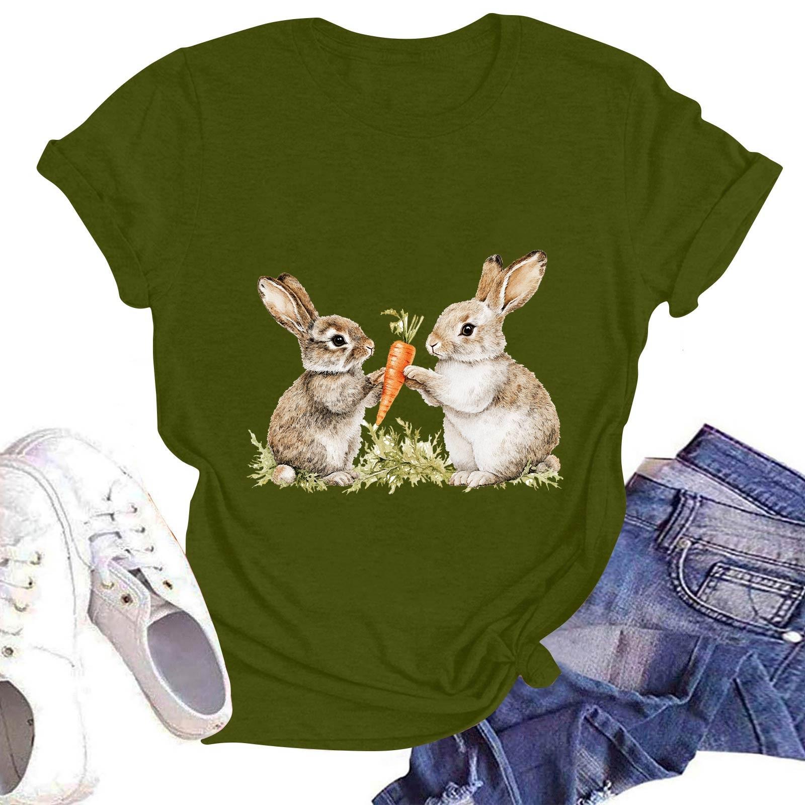 

Женская повседневная футболка с круглым вырезом и коротким рукавом L армия зеленый