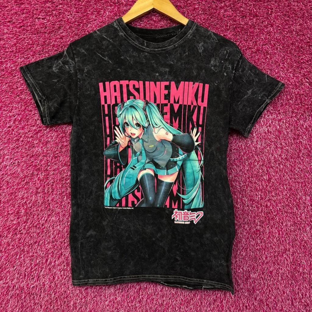 Hatsune Miko Vocaloid Anime Washed T-Shirt