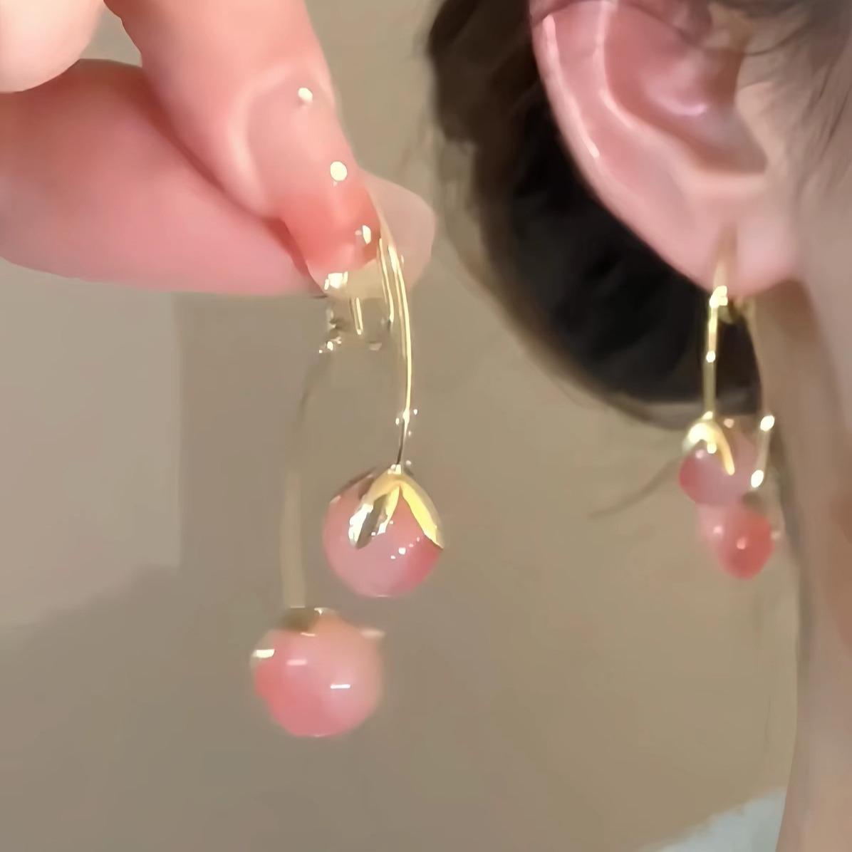 

2025 High-End Silver Flower Earrings - Spring & Summer Collection for Women