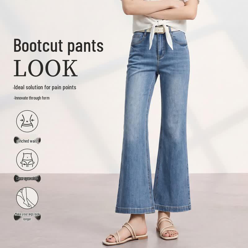 FivePlus Summer High-Waisted Flared Slimming Jeans S