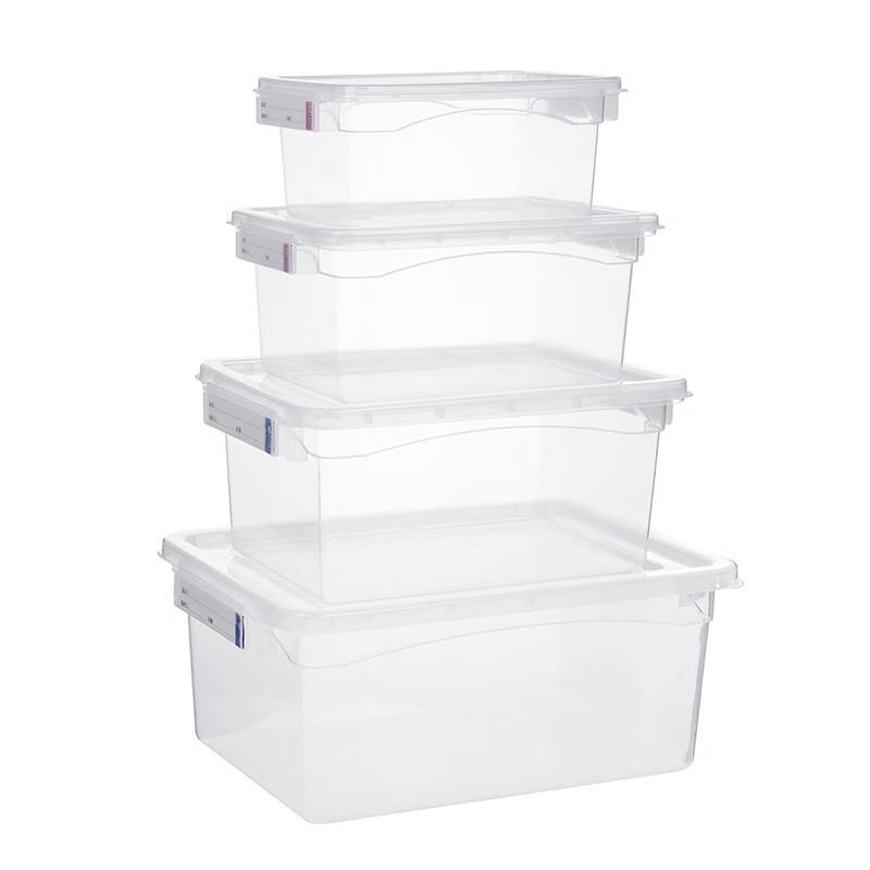 WOHO Transparent Refrigerator Storage Containers