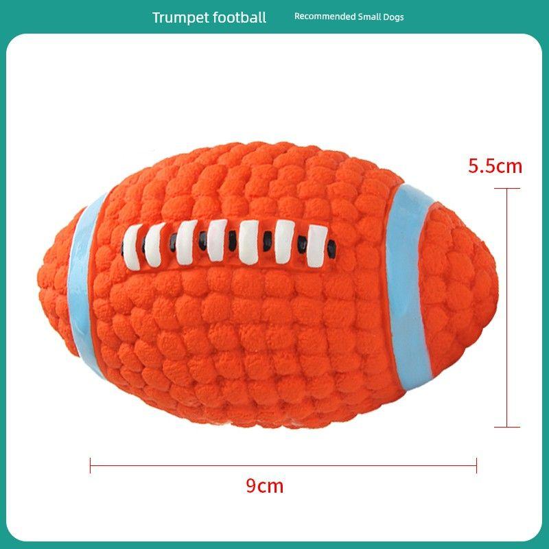 

Yite Vocal Toy Ball Elastic Latex Teddy Dog Rugby small size